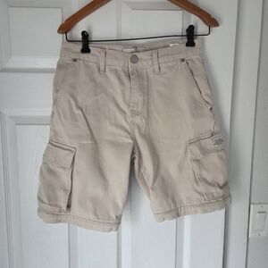 PacSun Beige Cargo Shorts Women's 28" Waist 8" Inseam Baggy 90s Y2K